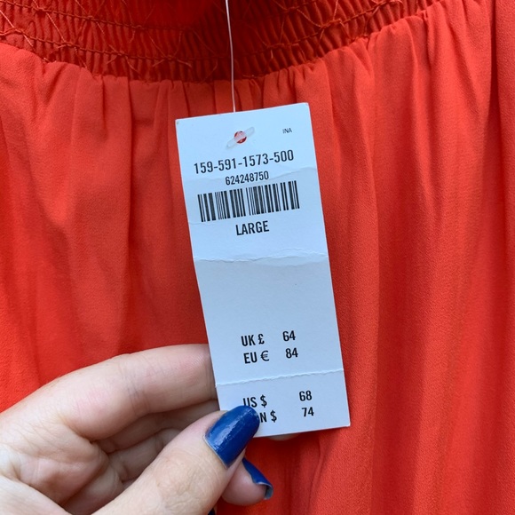 Abercrombie & Fitch Off the Shoulder Dress L - Picture 13 of 13